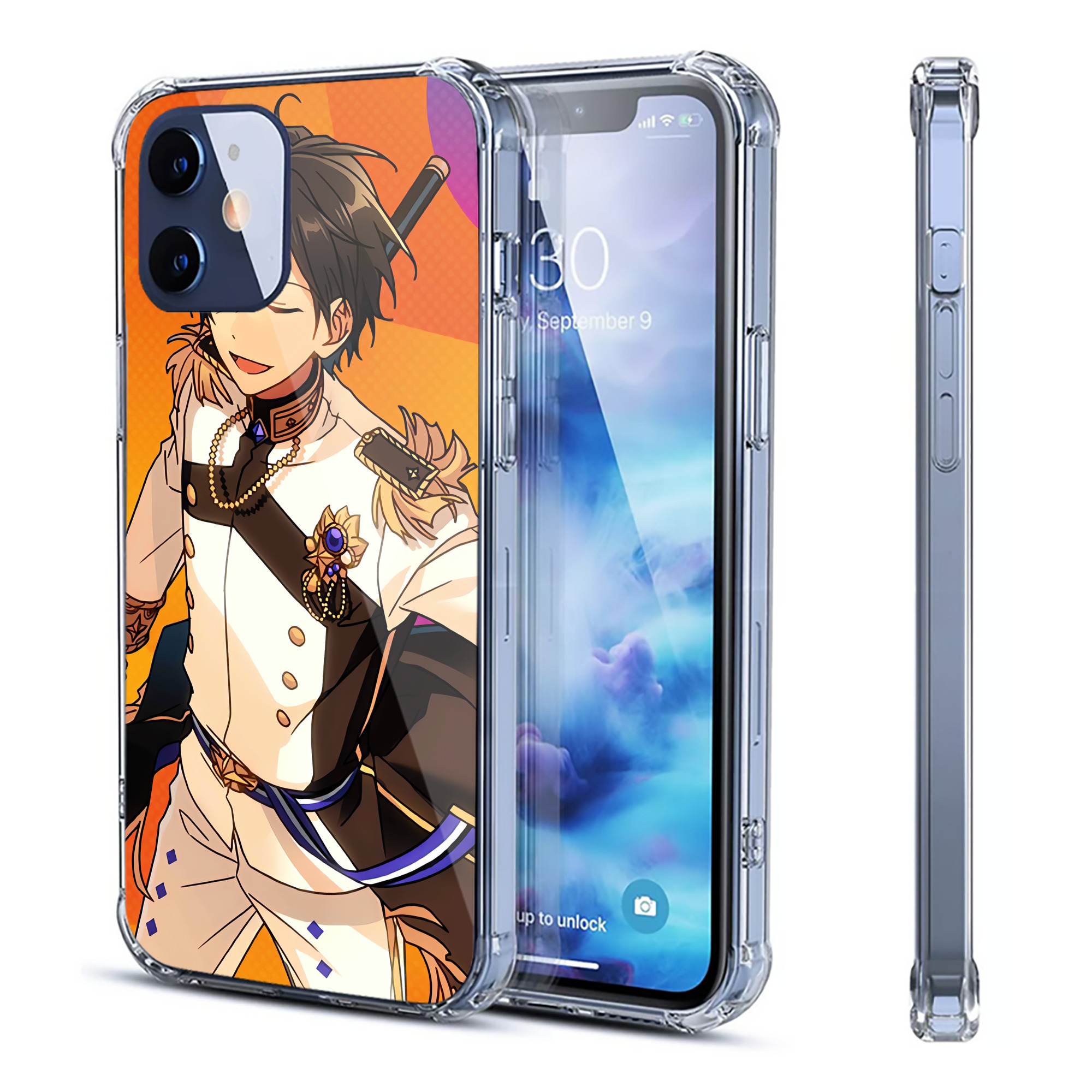 （画像用） あんさんぶるスターズ! Ensemble Stars 【iPhone 12シリーズ対応】透明スマホケース（クリアソフトケース）